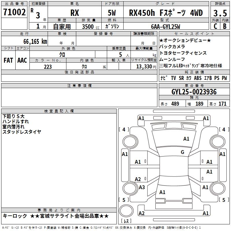 LEXUS RX450H