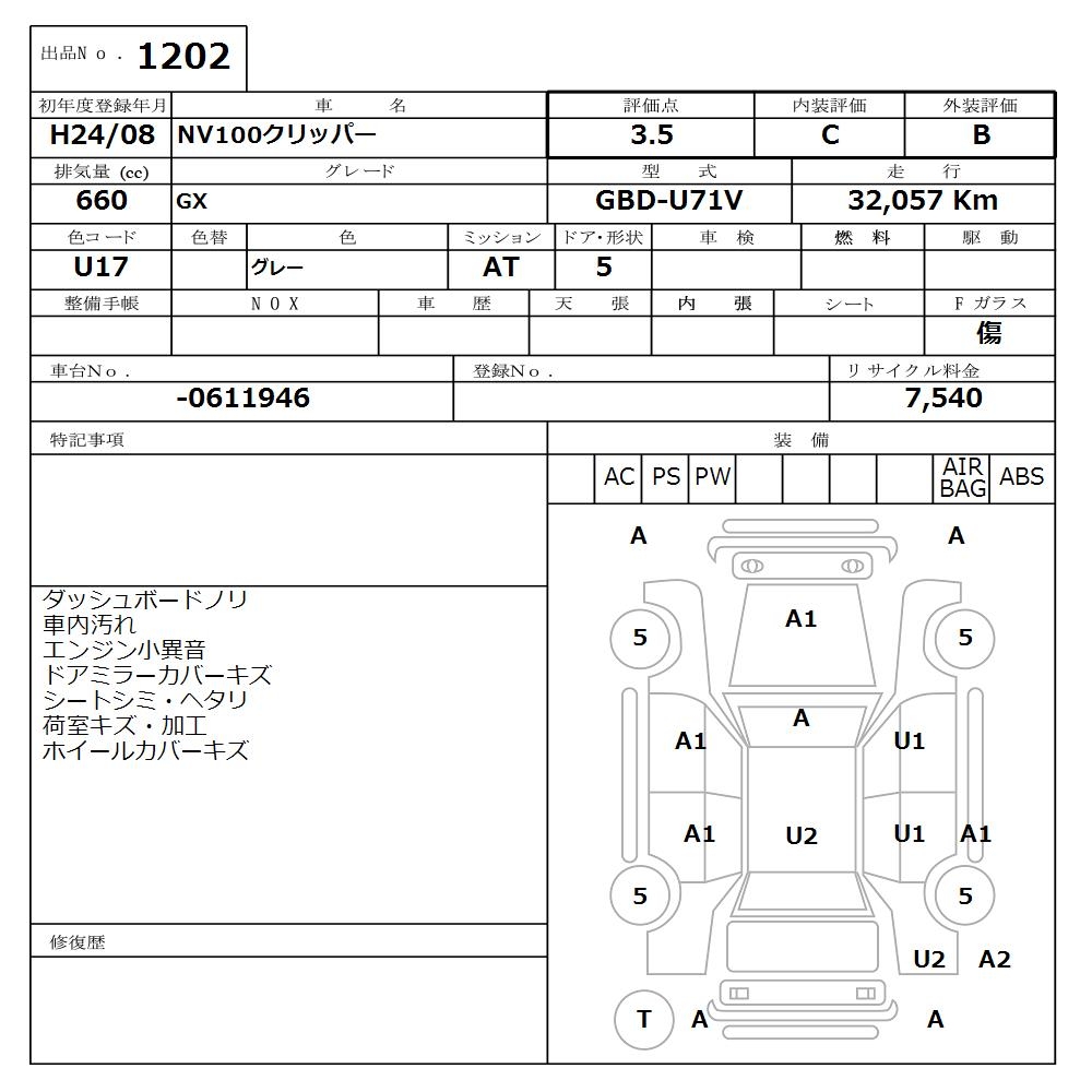 NISSAN NV100 CLIPPER