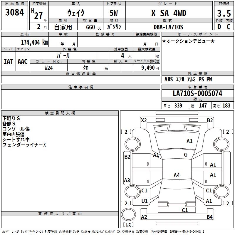 DAIHATSU WAKE