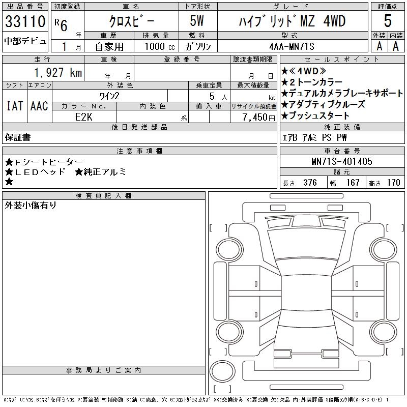 SUZUKI XBEE