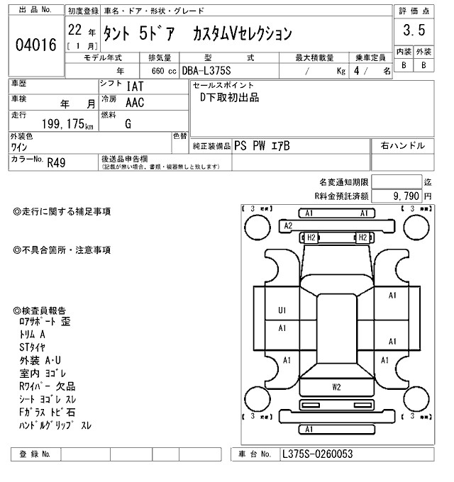 DAIHATSU TANTO