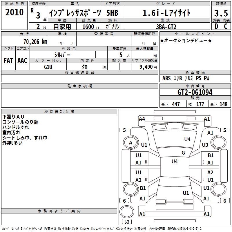 SUBARU IMPREZA
