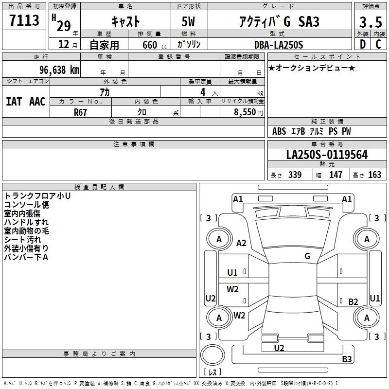 DAIHATSU CAST