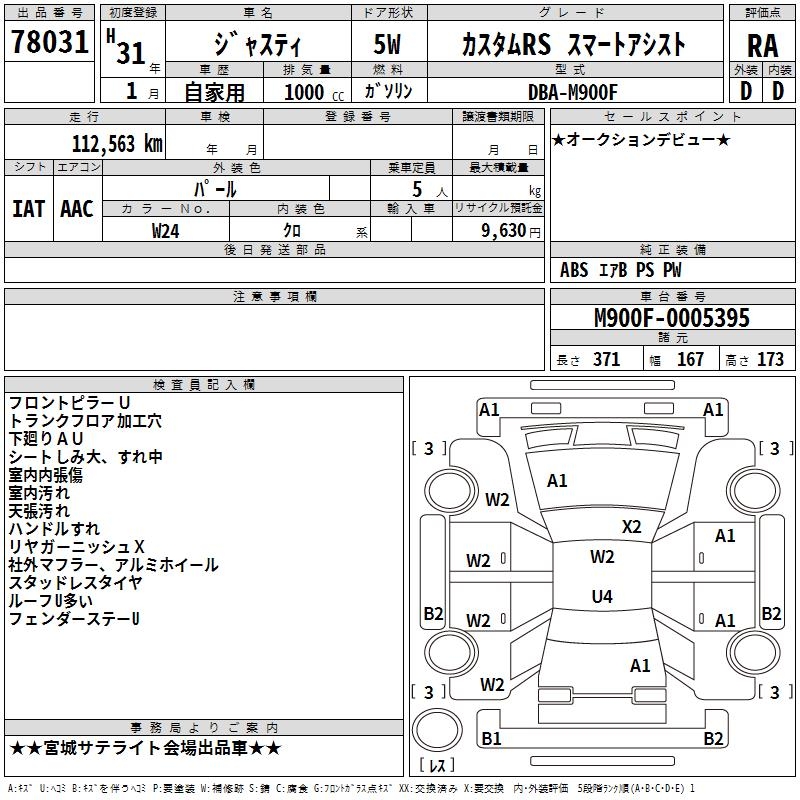 SUBARU JUSTY