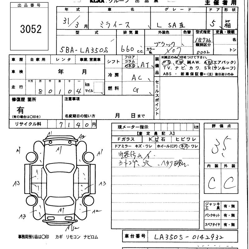 DAIHATSU MIRA E:S