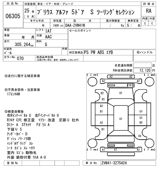 TOYOTA PRIUS ALPHA