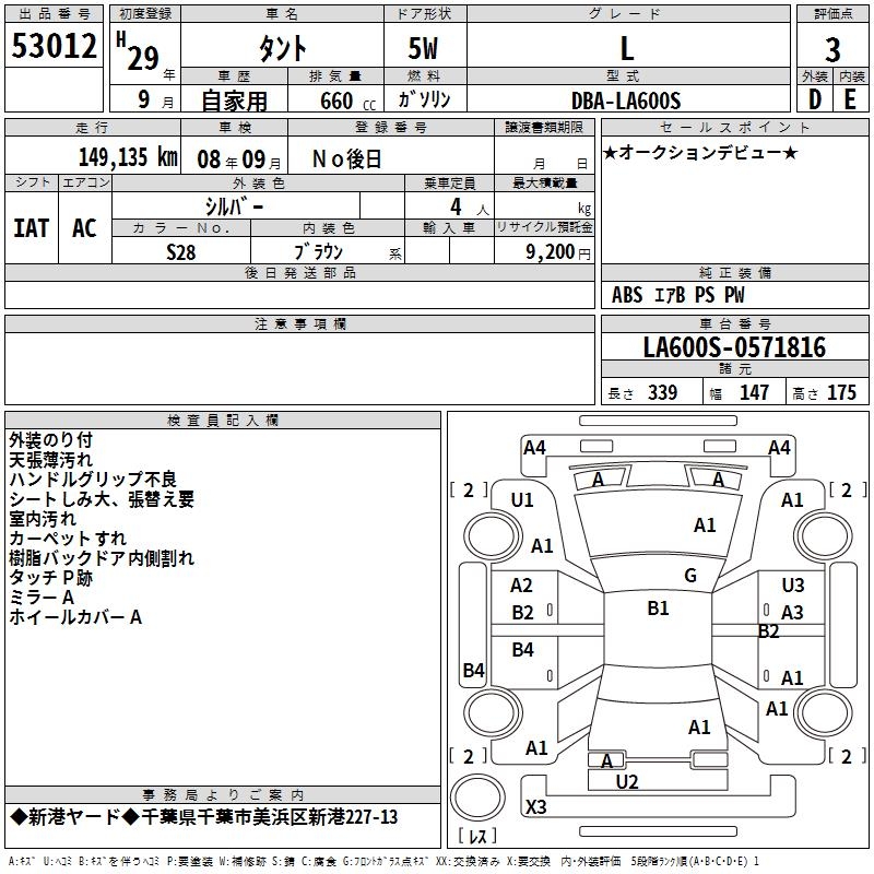 DAIHATSU TANTO