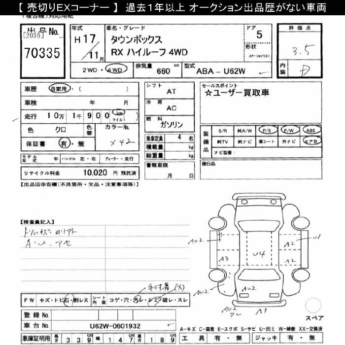 MITSUBISHI TOWN BOX