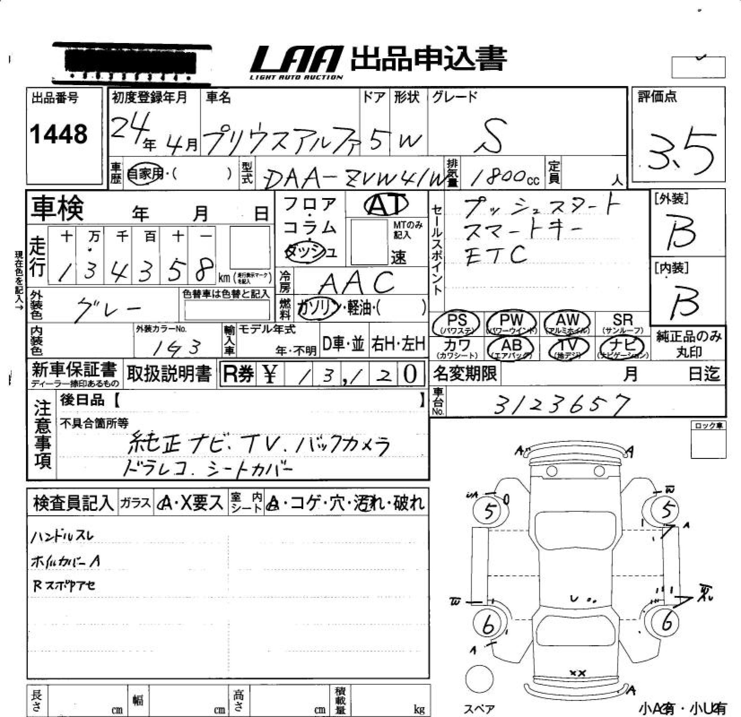 TOYOTA PRIUS ALPHA