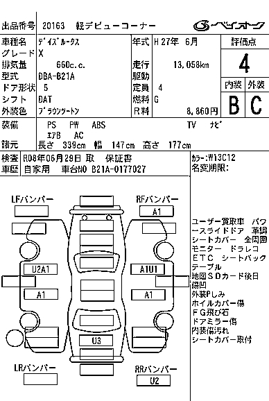 NISSAN DAYZ ROOX