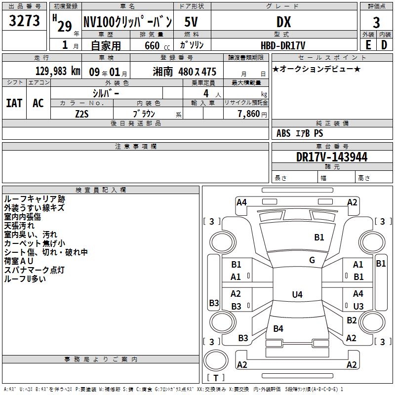 NISSAN NV100 CLIPPER