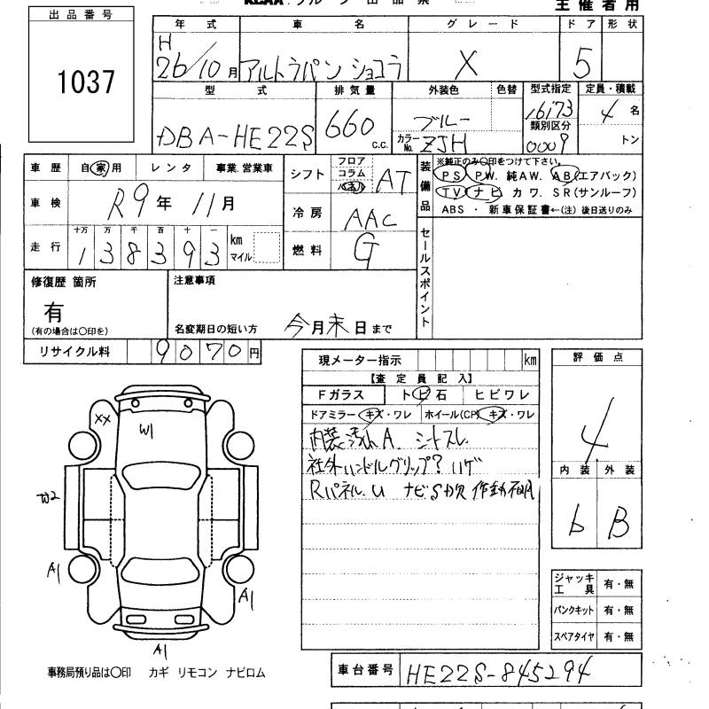 SUZUKI ALTO LAPIN