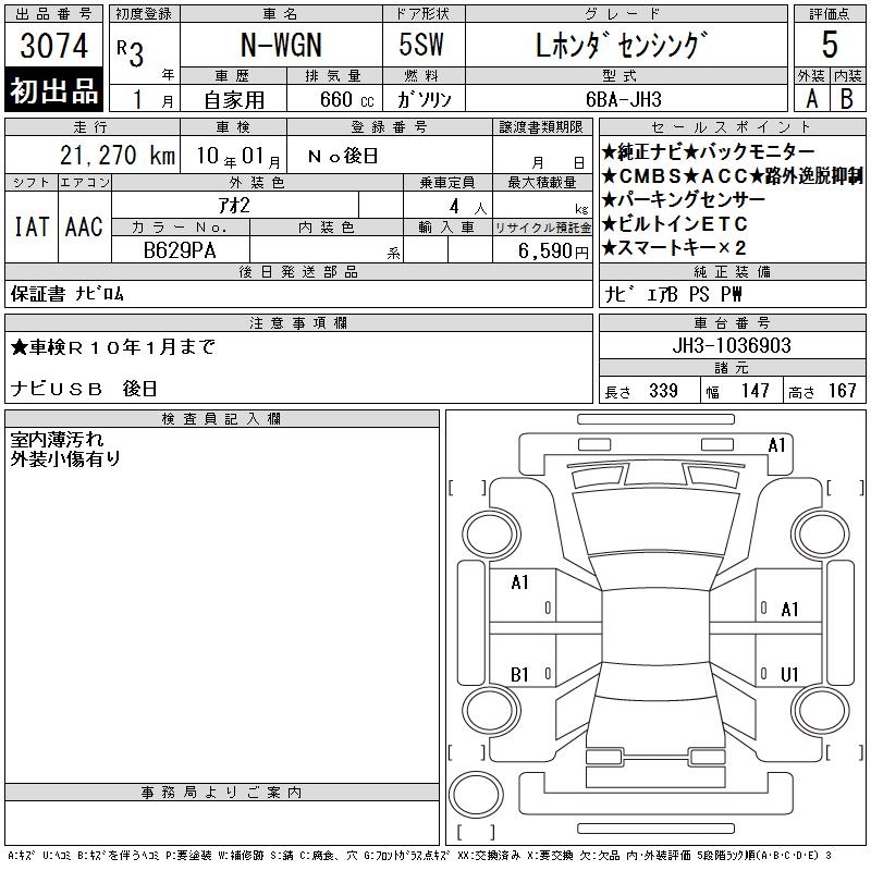 HONDA N-WGN
