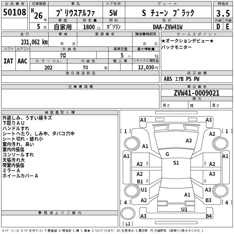 TOYOTA PRIUS ALPHA