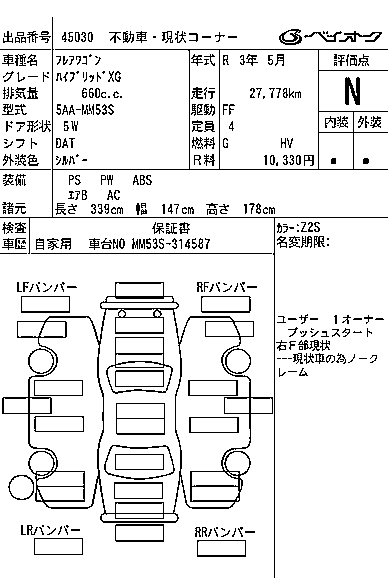 MAZDA FLAIR WAGON