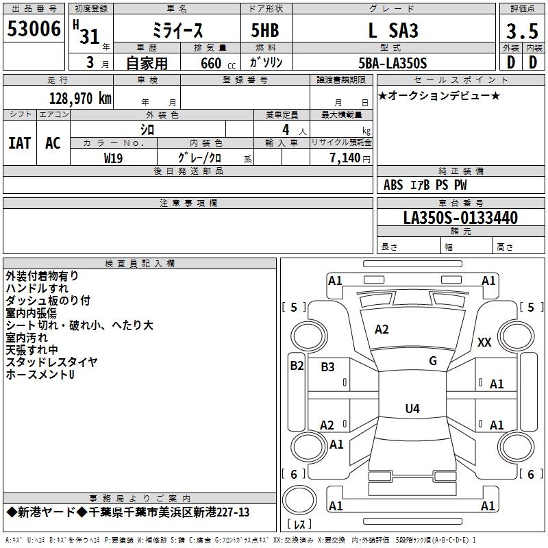 DAIHATSU MIRA E:S