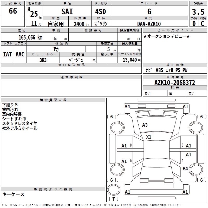 TOYOTA SAI