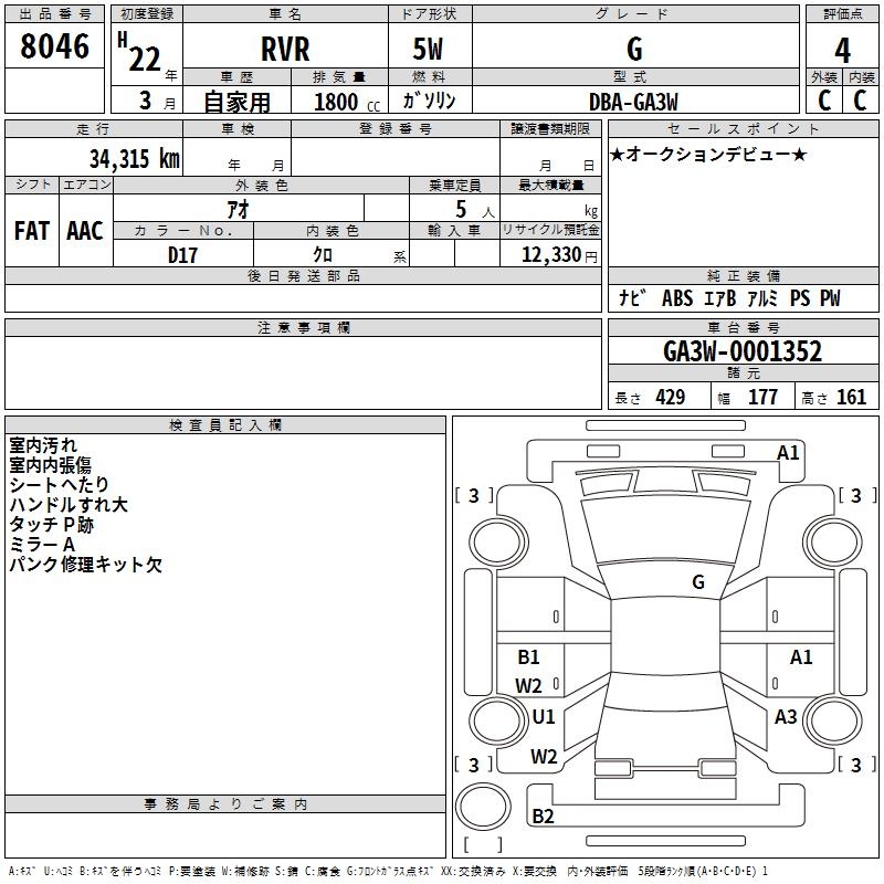 MITSUBISHI RVR