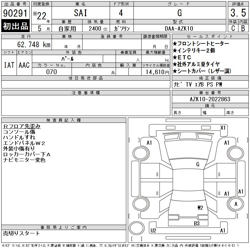 TOYOTA SAI