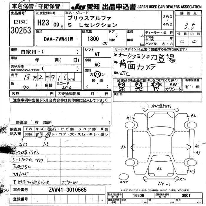 TOYOTA PRIUS ALPHA