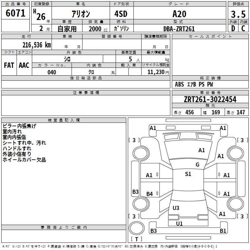 TOYOTA ALLION