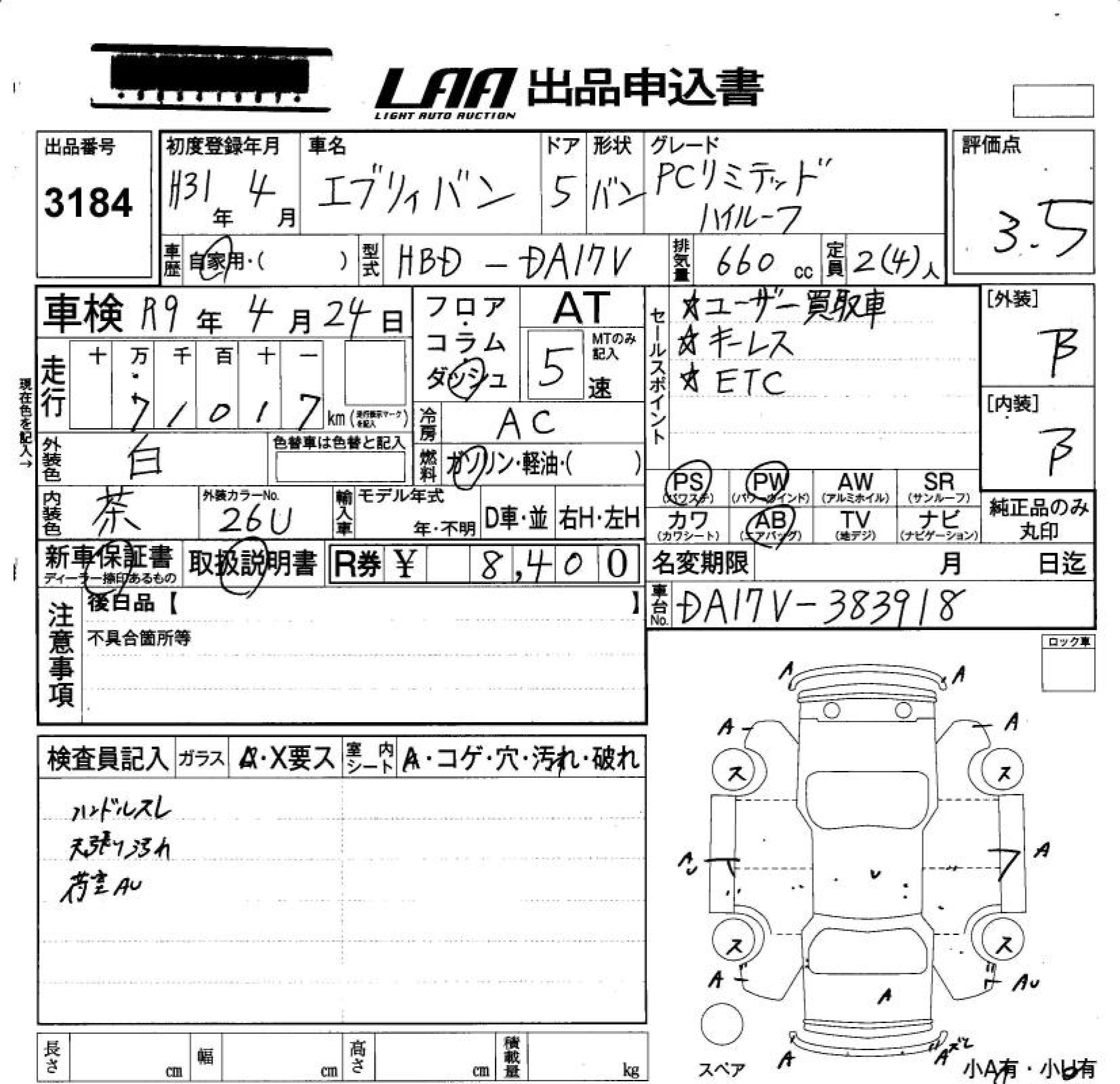 SUZUKI EVERY