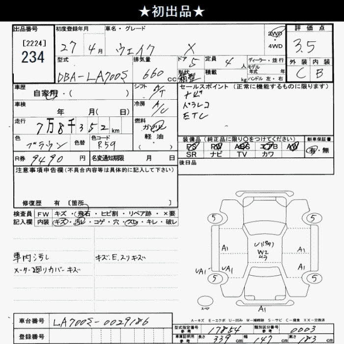 DAIHATSU WAKE