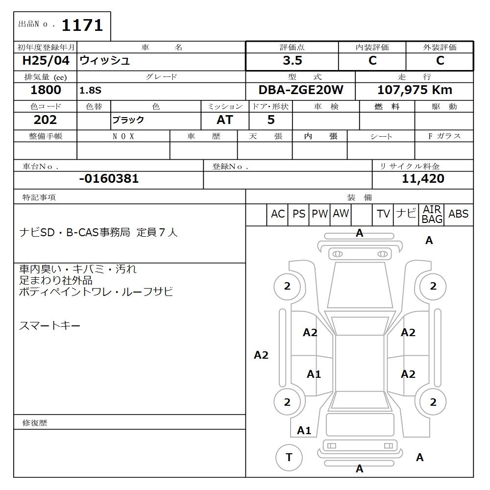 TOYOTA WISH