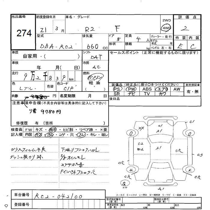 SUBARU R2