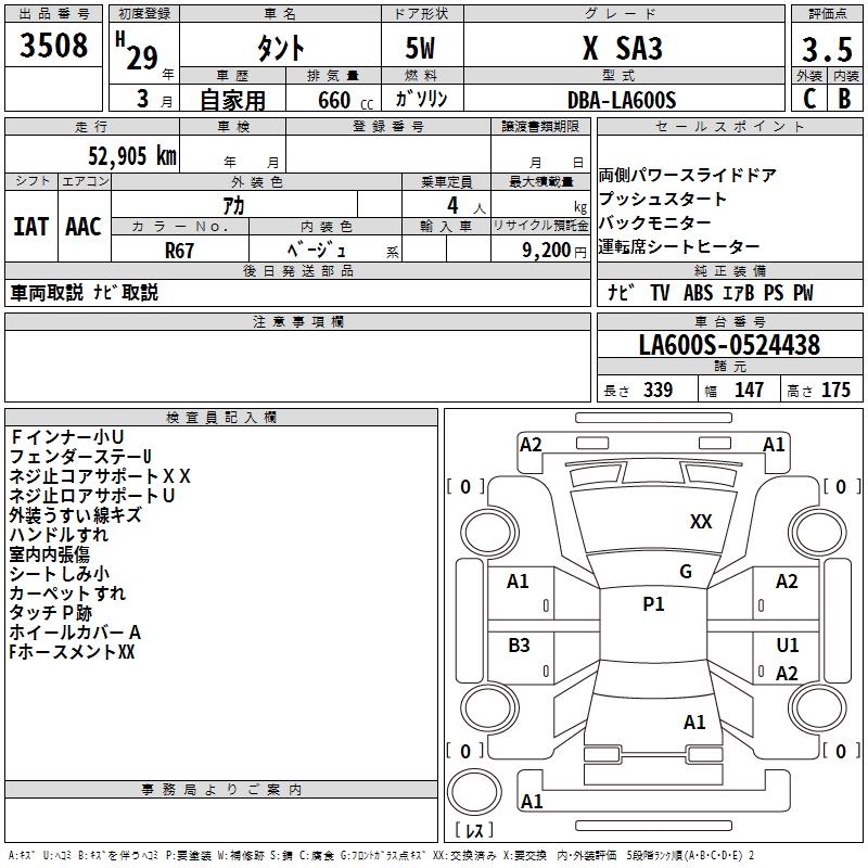 DAIHATSU TANTO