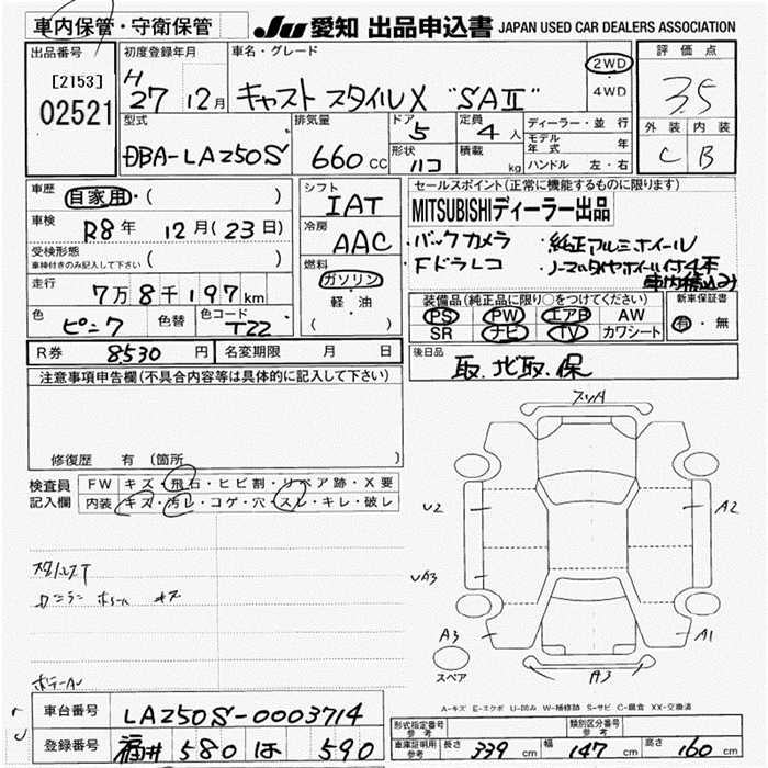 DAIHATSU CAST