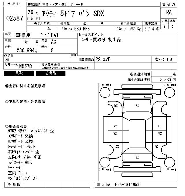 HONDA ACTY