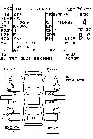 DAIHATSU MIRA COCOA