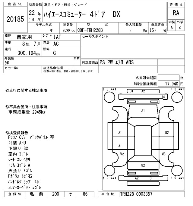 TOYOTA REGIUS ACE