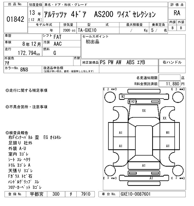 TOYOTA ALTEZZA