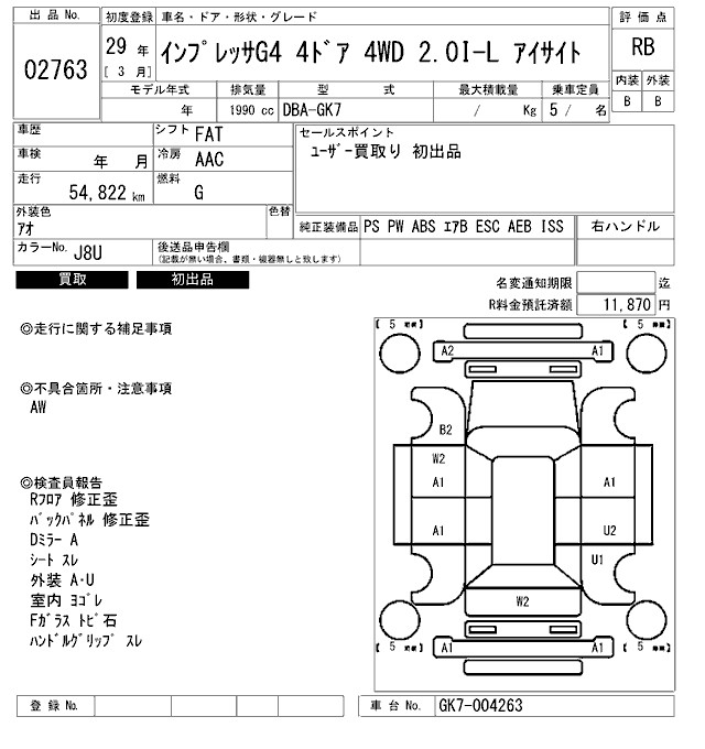 SUBARU IMPREZA
