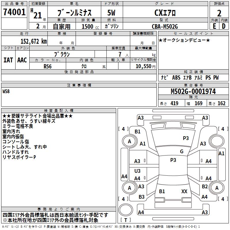 DAIHATSU BOON LUMINAS
