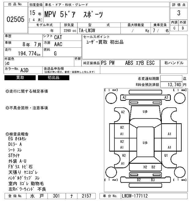 MAZDA MPV