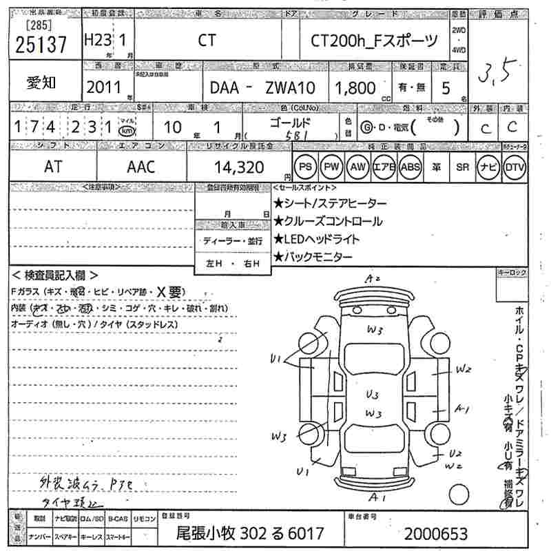LEXUS CT200H