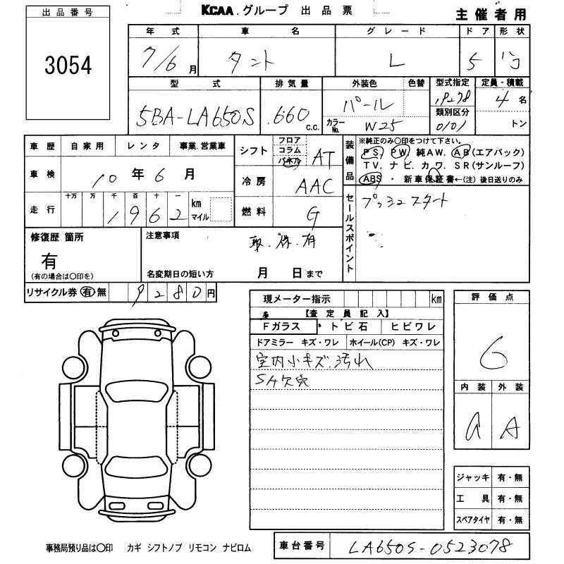 DAIHATSU TANTO