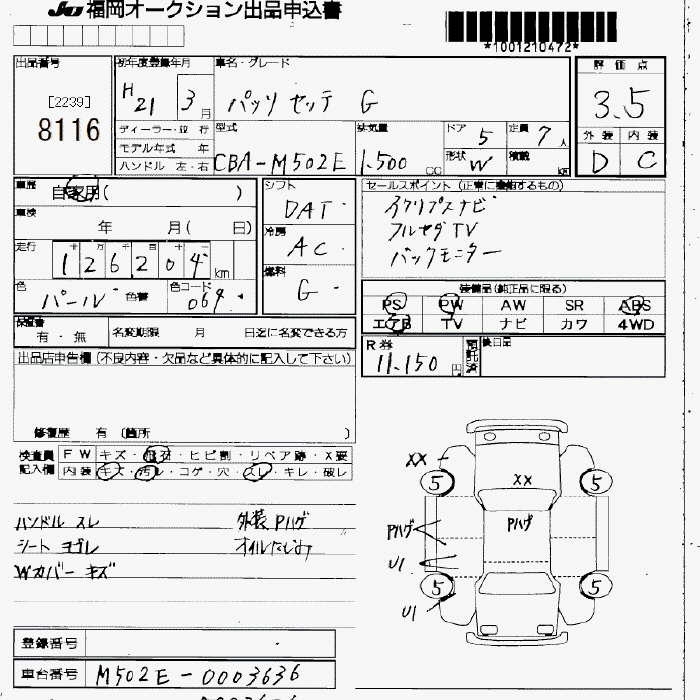 TOYOTA PASSO SETTE