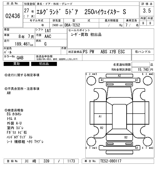 NISSAN ELGRAND