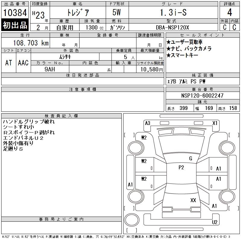 SUBARU TREZIA