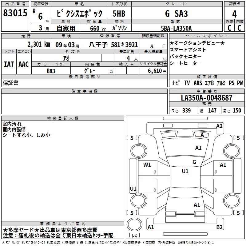 TOYOTA PIXIS EPOCH