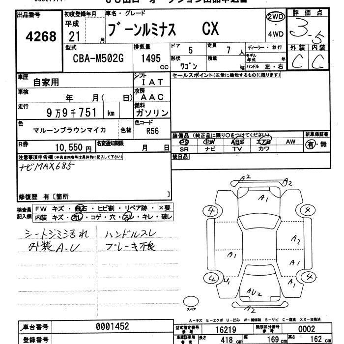 DAIHATSU BOON LUMINAS
