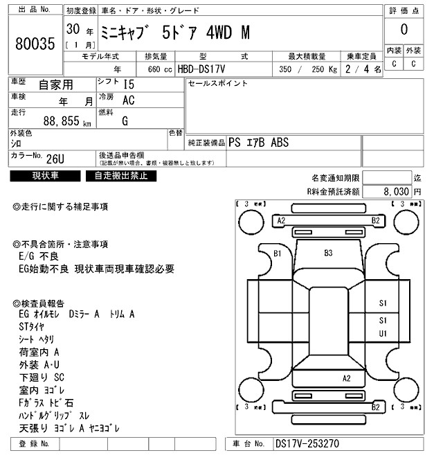 MITSUBISHI MINICAB