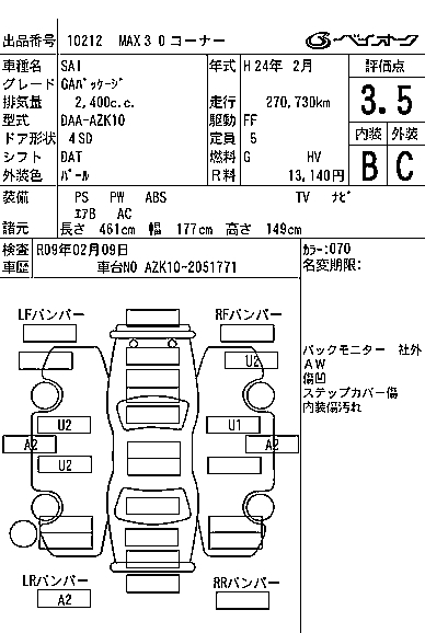 TOYOTA SAI