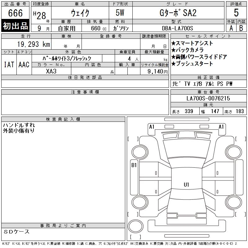 DAIHATSU WAKE