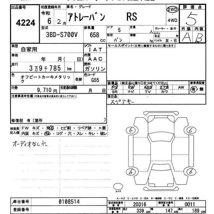 DAIHATSU ATRAI