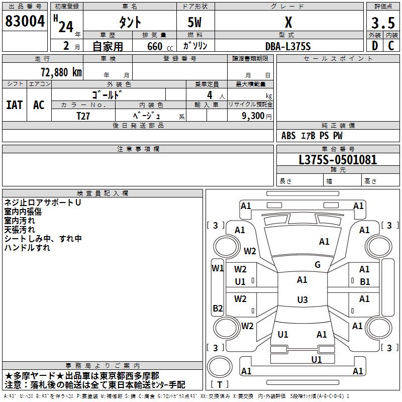 DAIHATSU TANTO